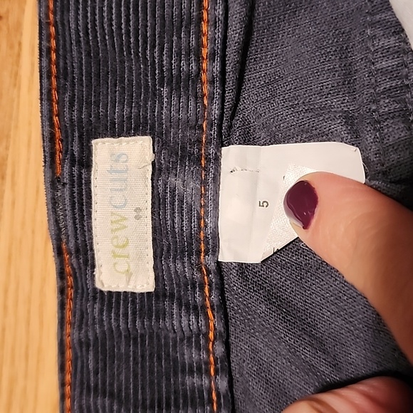 Crew Cuts Kids Boys Dark Gray Corduroy - Picture 4 of 4